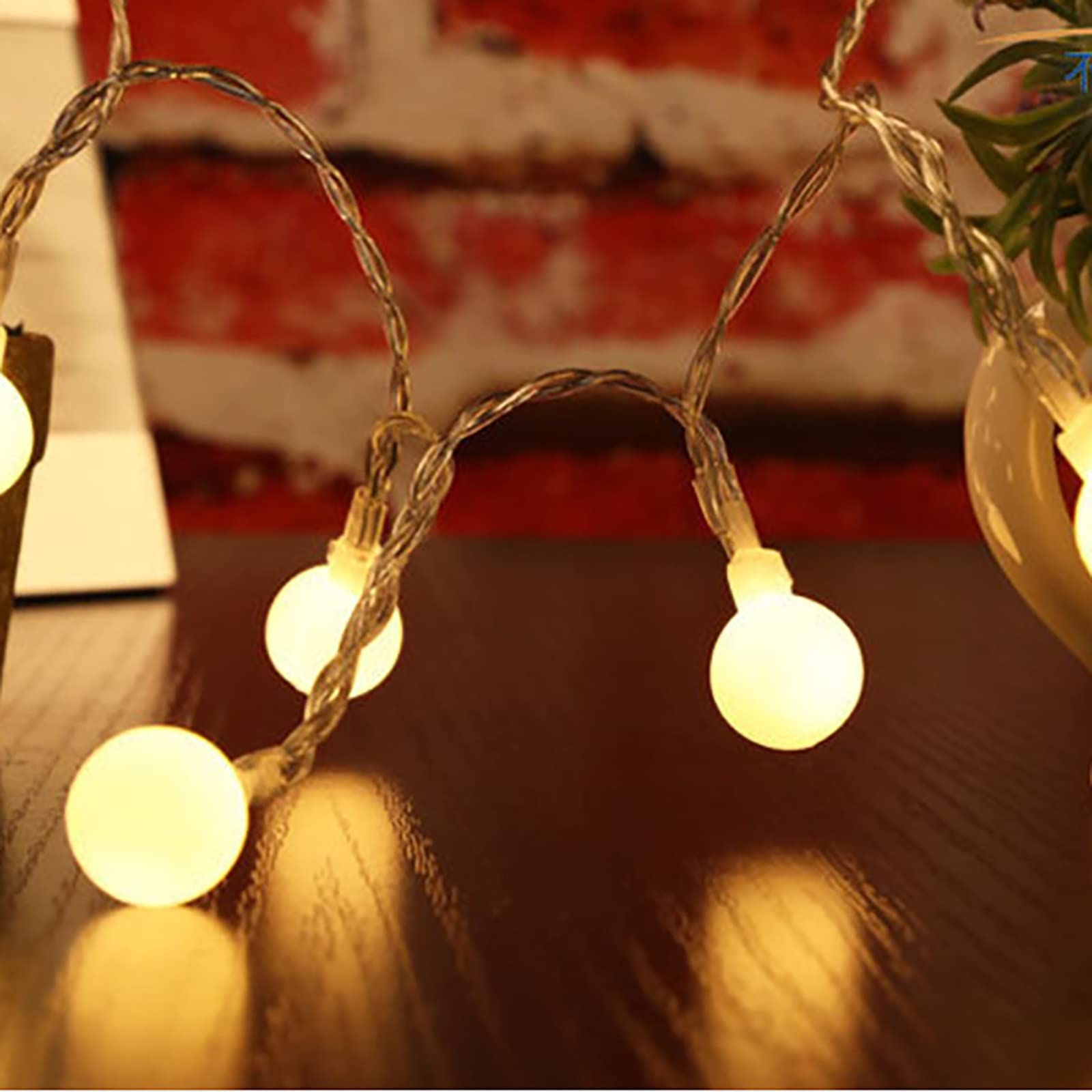 Amazon.co.jp: LEDストリングライト 10m人工パールストリングランプ 2